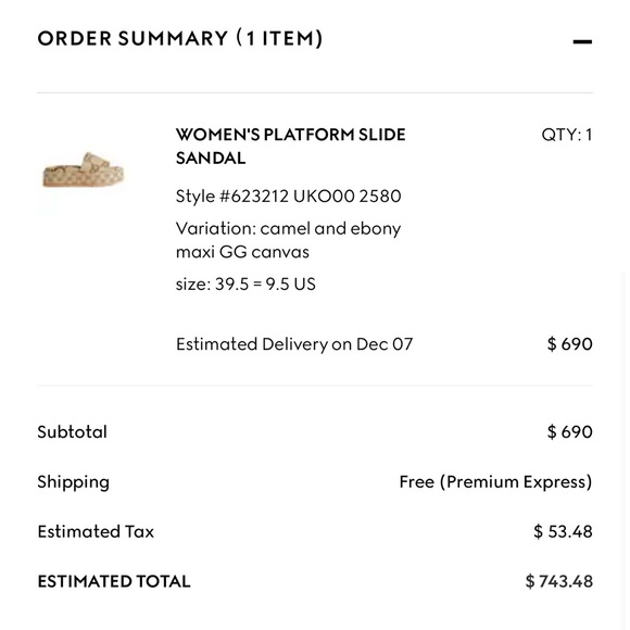 Gucci Platform Sandals - Picture 5 of 7